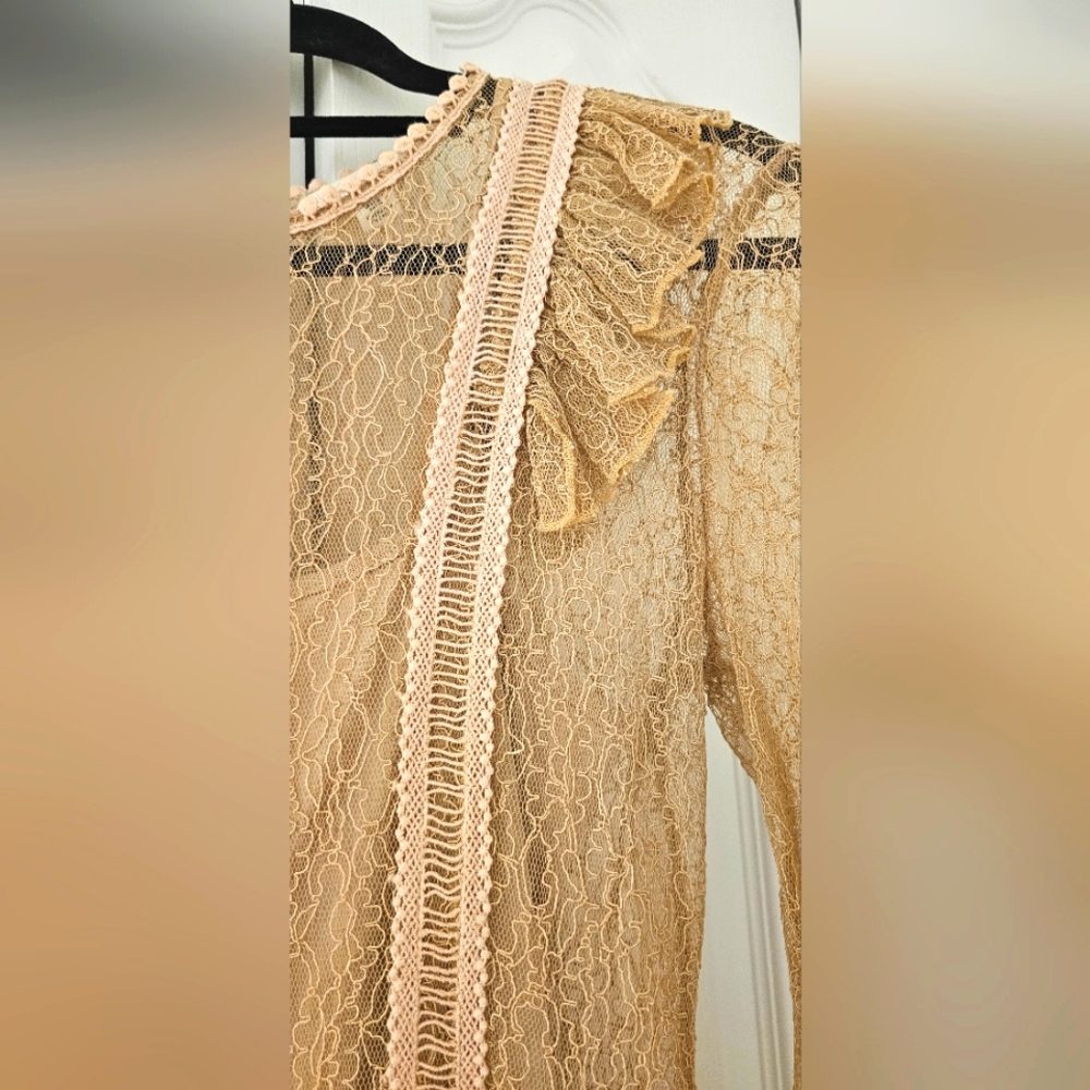ALLISON NEW YORK LACE DRESS SIZE MEDIUM - Picture 6 of 8